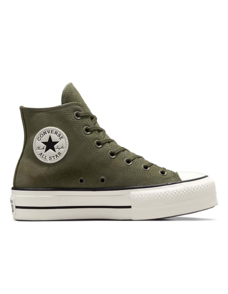 tenis converse verde militar