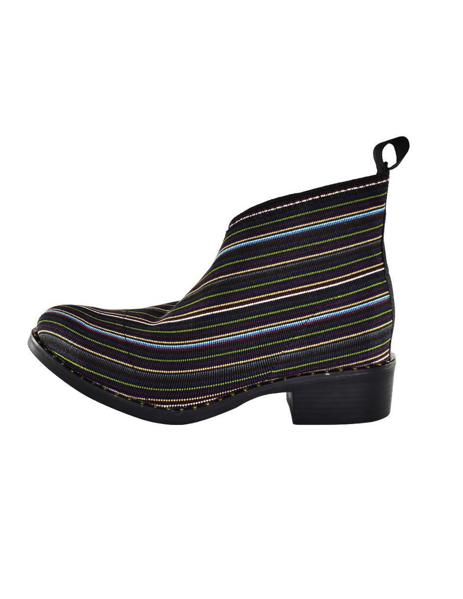 Botín arriba del tobillo san miguel shoe barcelona "de" textil "para mujer"