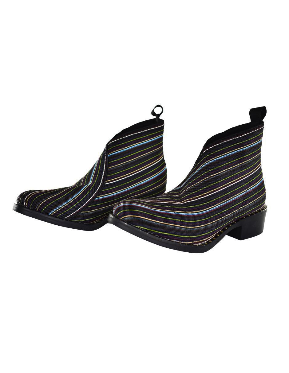 Botín arriba del tobillo san miguel shoe barcelona "de" textil "para mujer"
