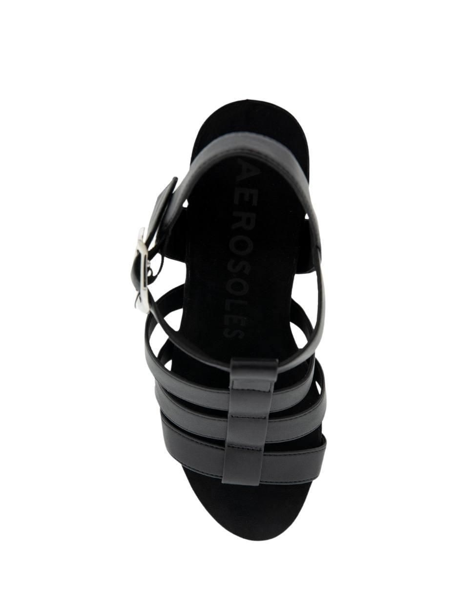 Aerosoles Paige - Sandalia De Cuña Para Mujer, Piel Sintética De Huevo