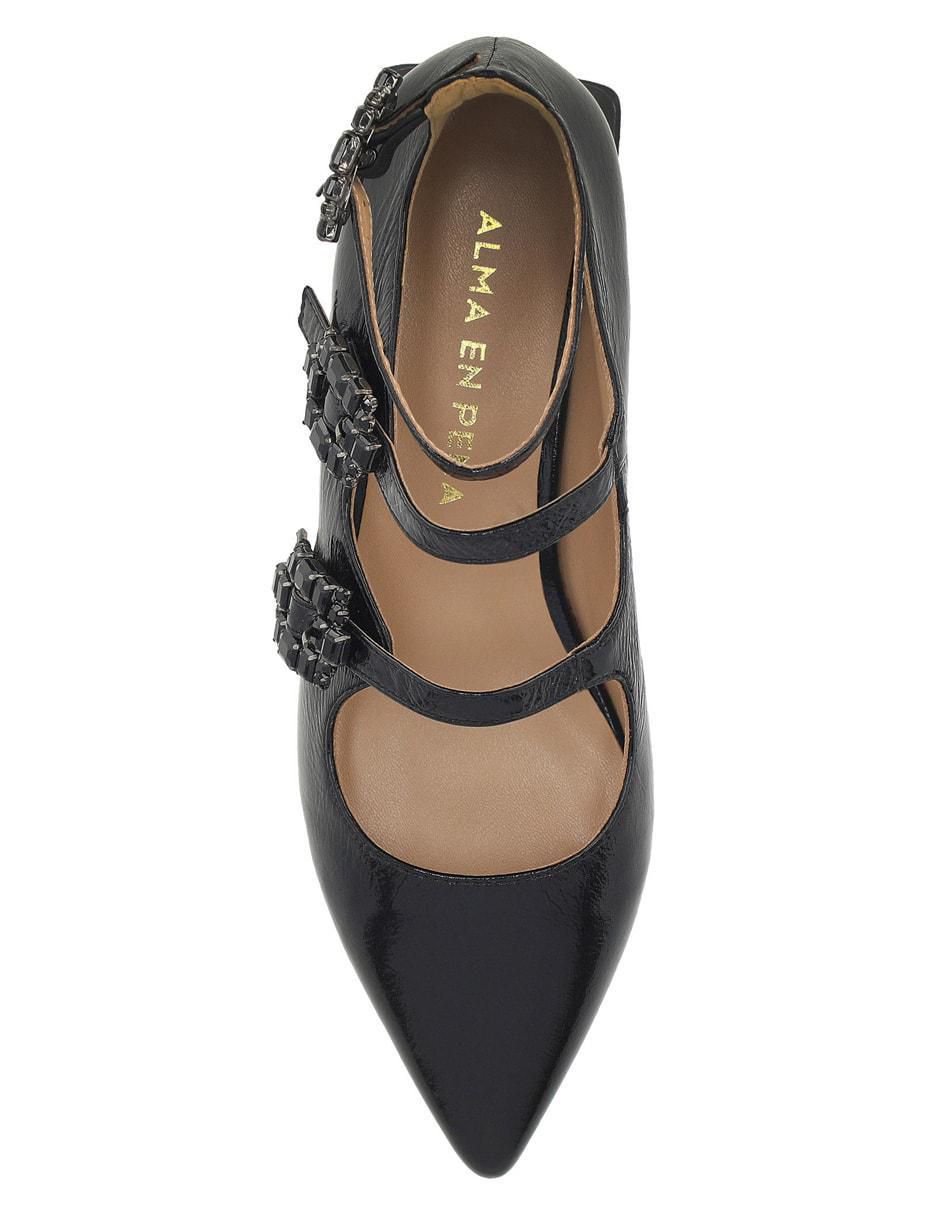 Balerina de piel para mujer 3