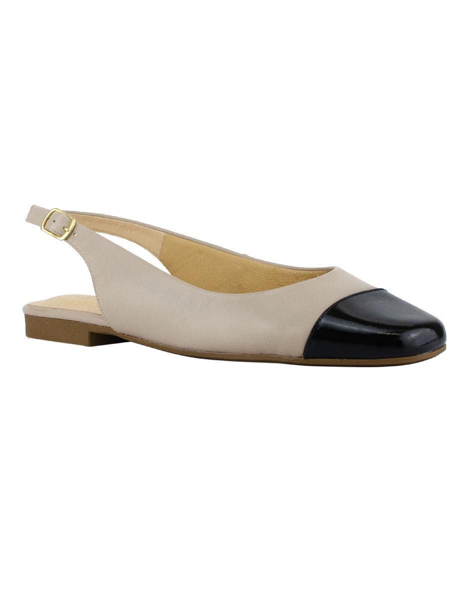 Zapatilla de piel