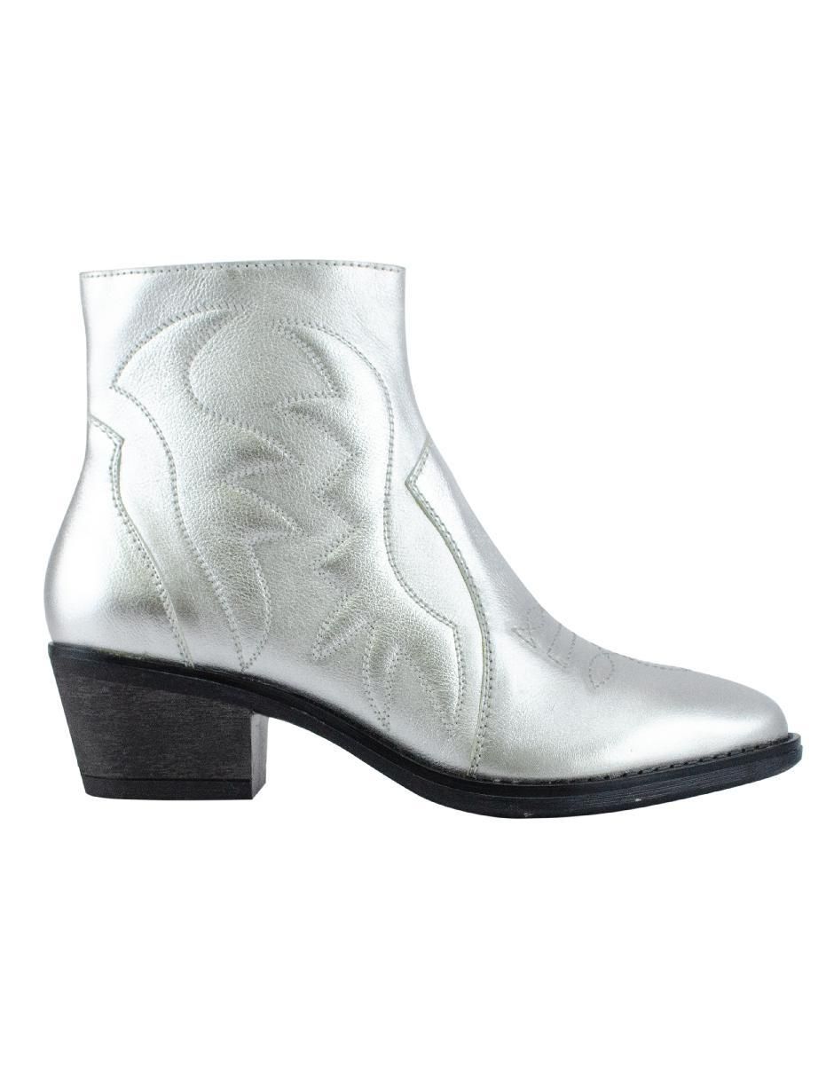 Bota al tobillo de piel para mujer 2