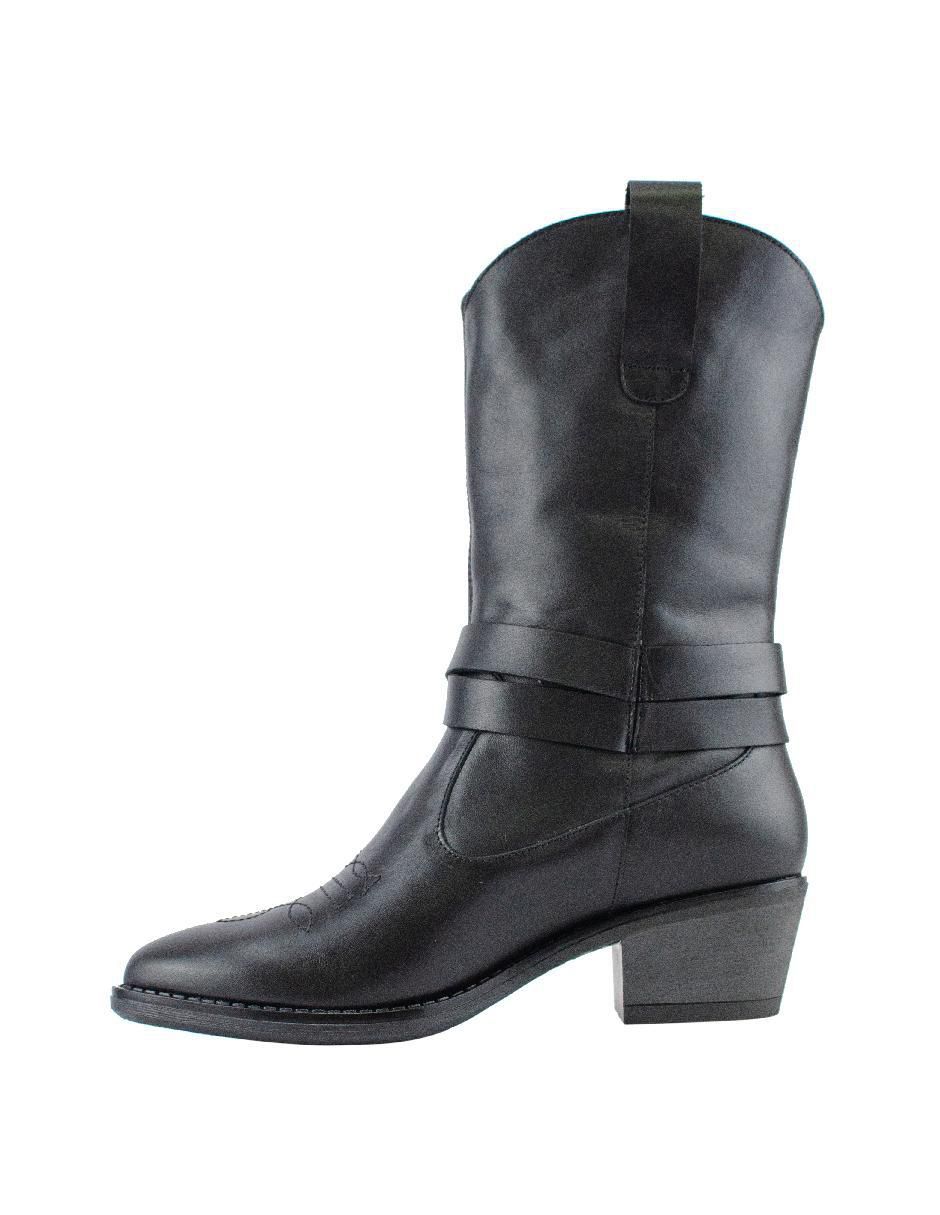 Bota arriba del tobillo de piel para mujer 3