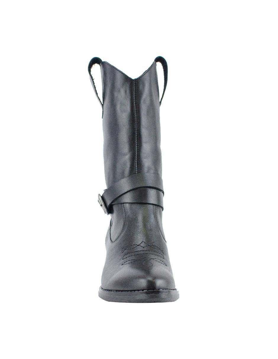 Bota arriba del tobillo de piel para mujer 4