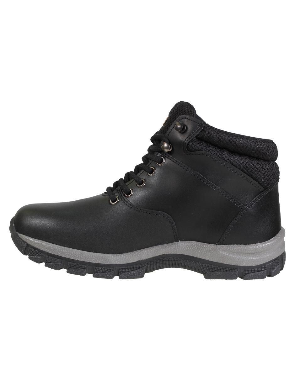 Bota arriba del tobillo de piel para mujer 3