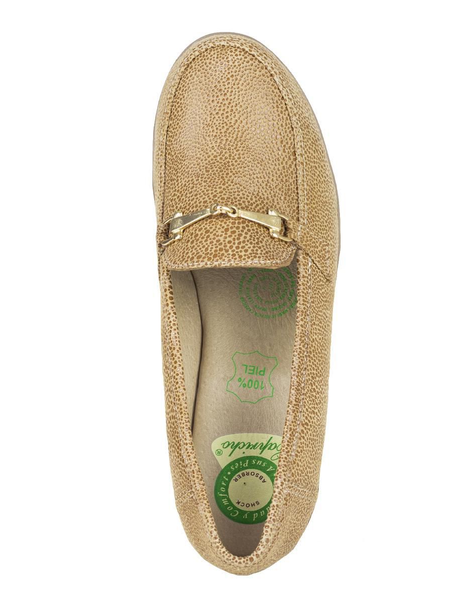 Mocasín de piel para mujer 6