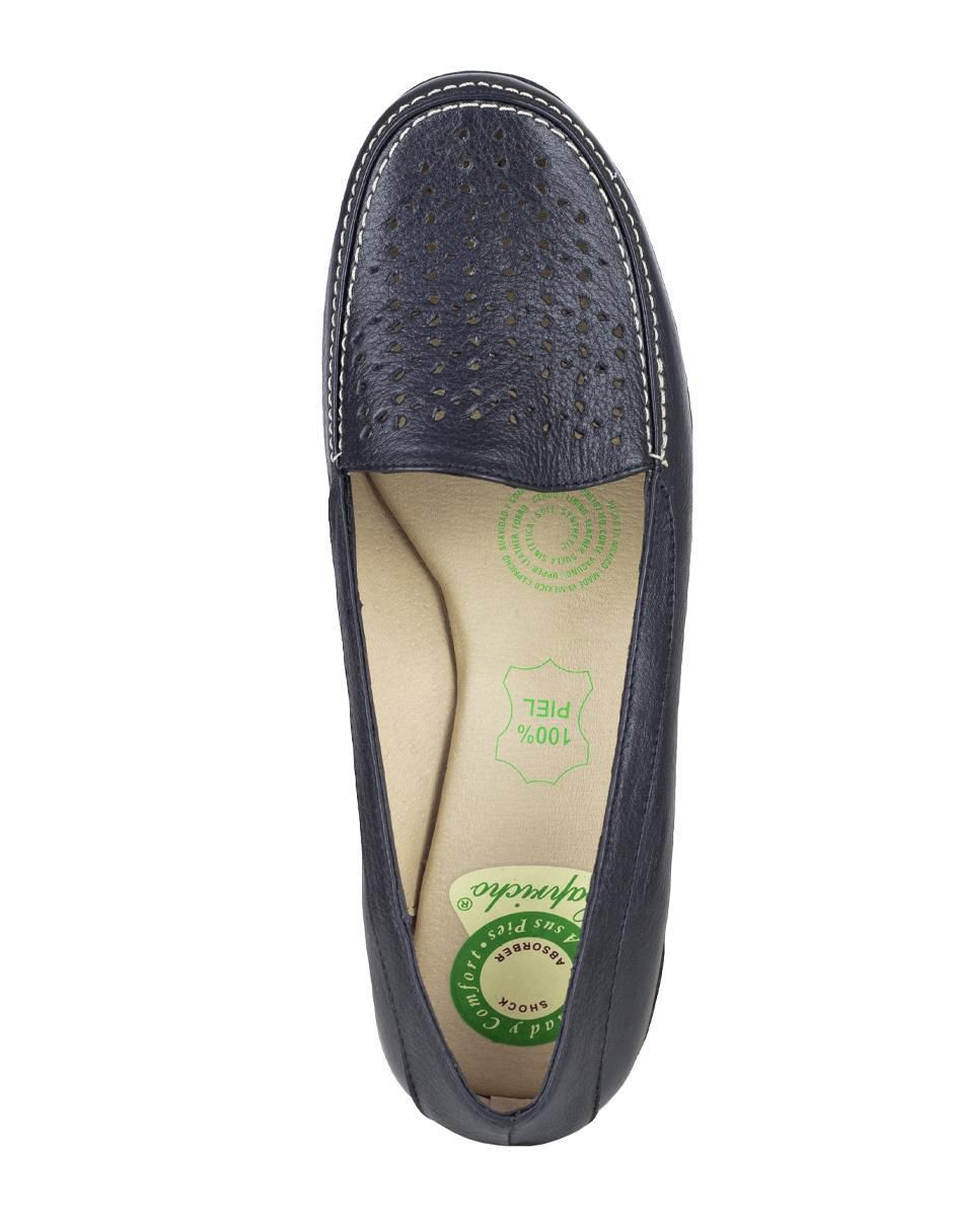 Mocasín de piel para mujer 6