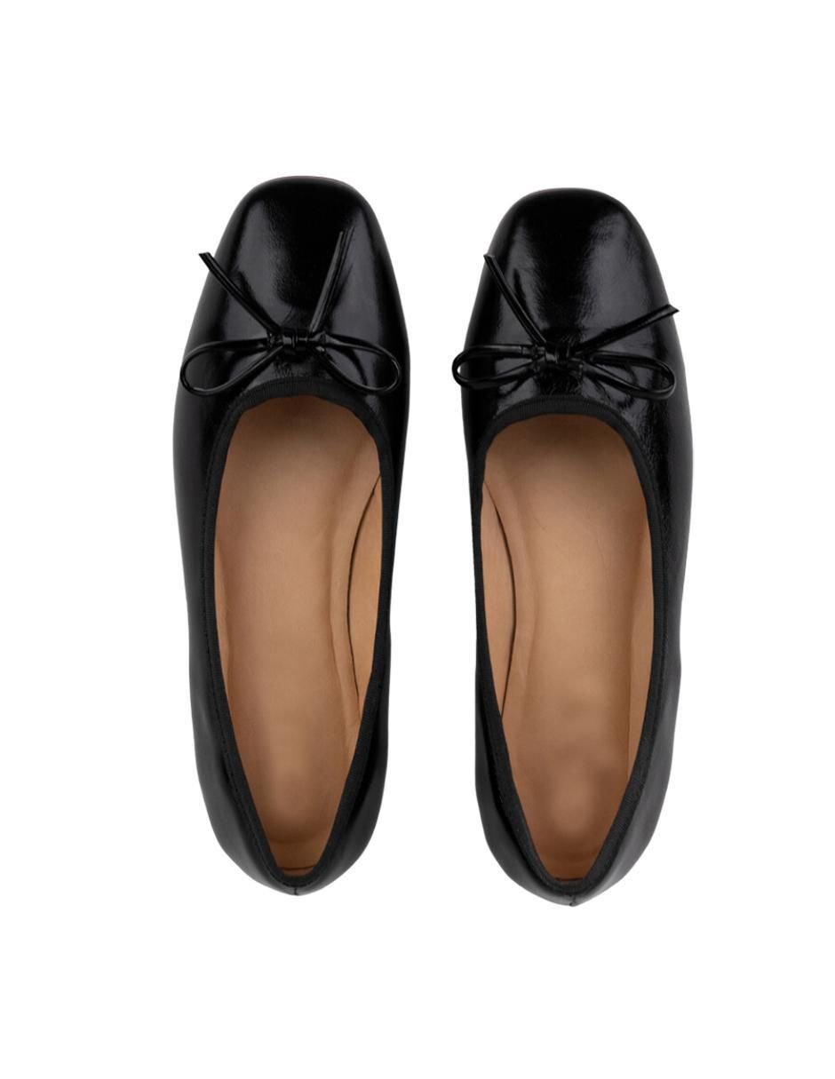 Balerina Luciana de piel para mujer 3