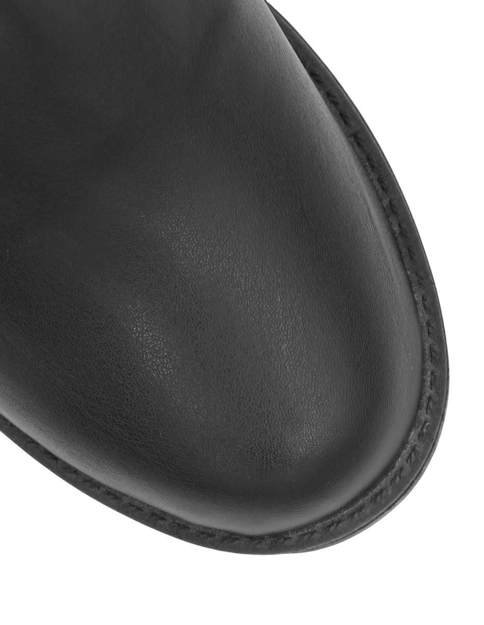 Bota arriba del tobillo de piel para mujer 6