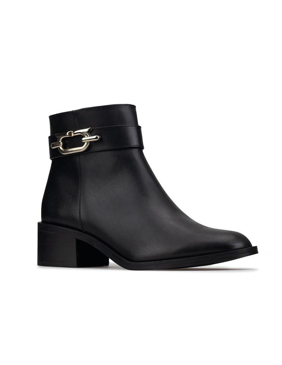 Bota al tobillo de piel para mujer 2