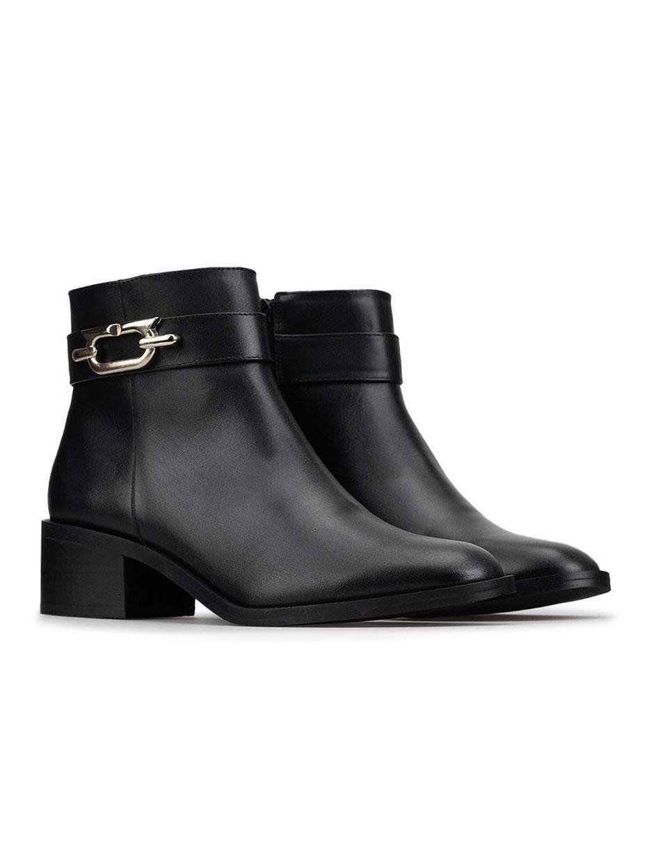 Bota al tobillo de piel para mujer 5