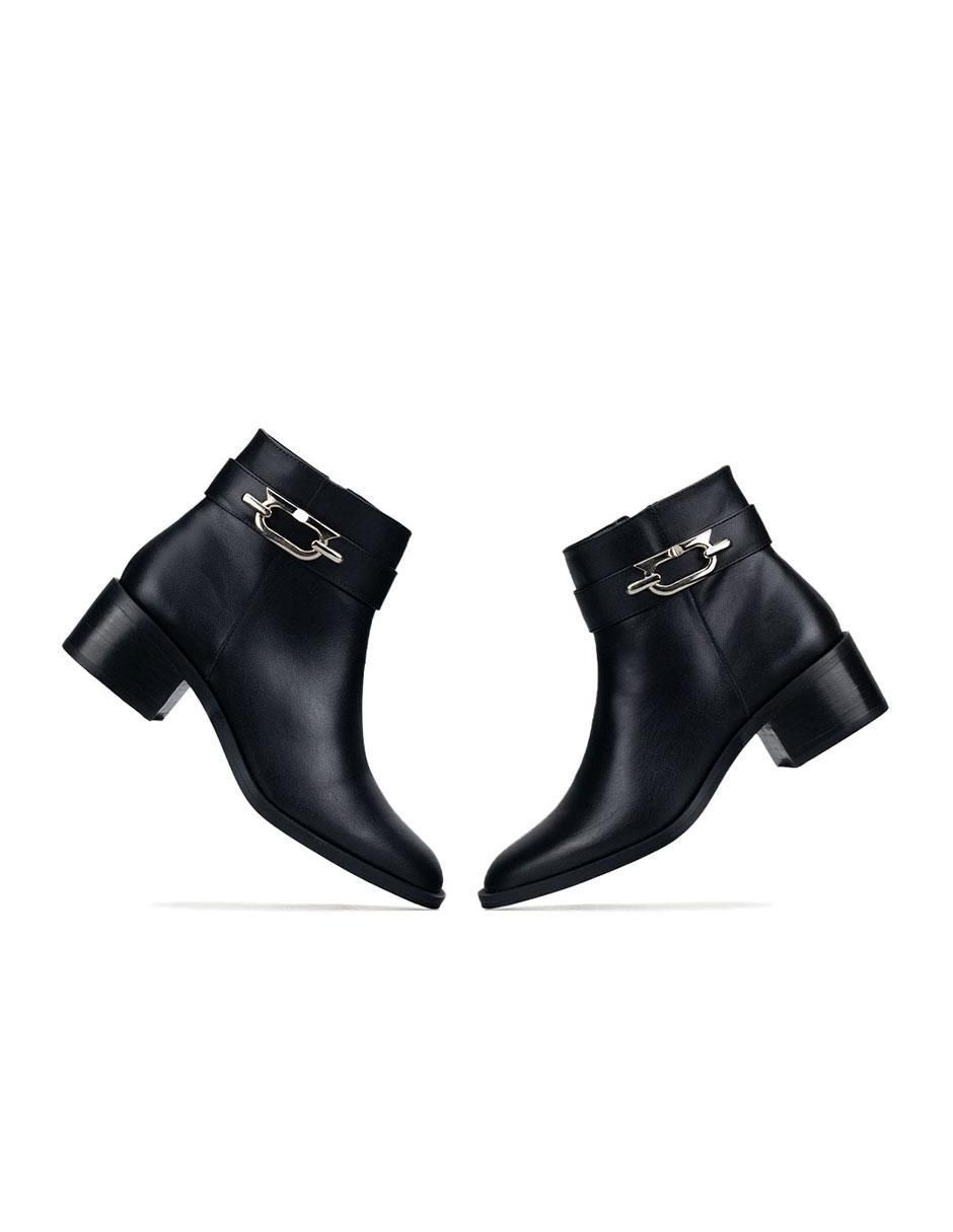 Bota al tobillo de piel para mujer 6