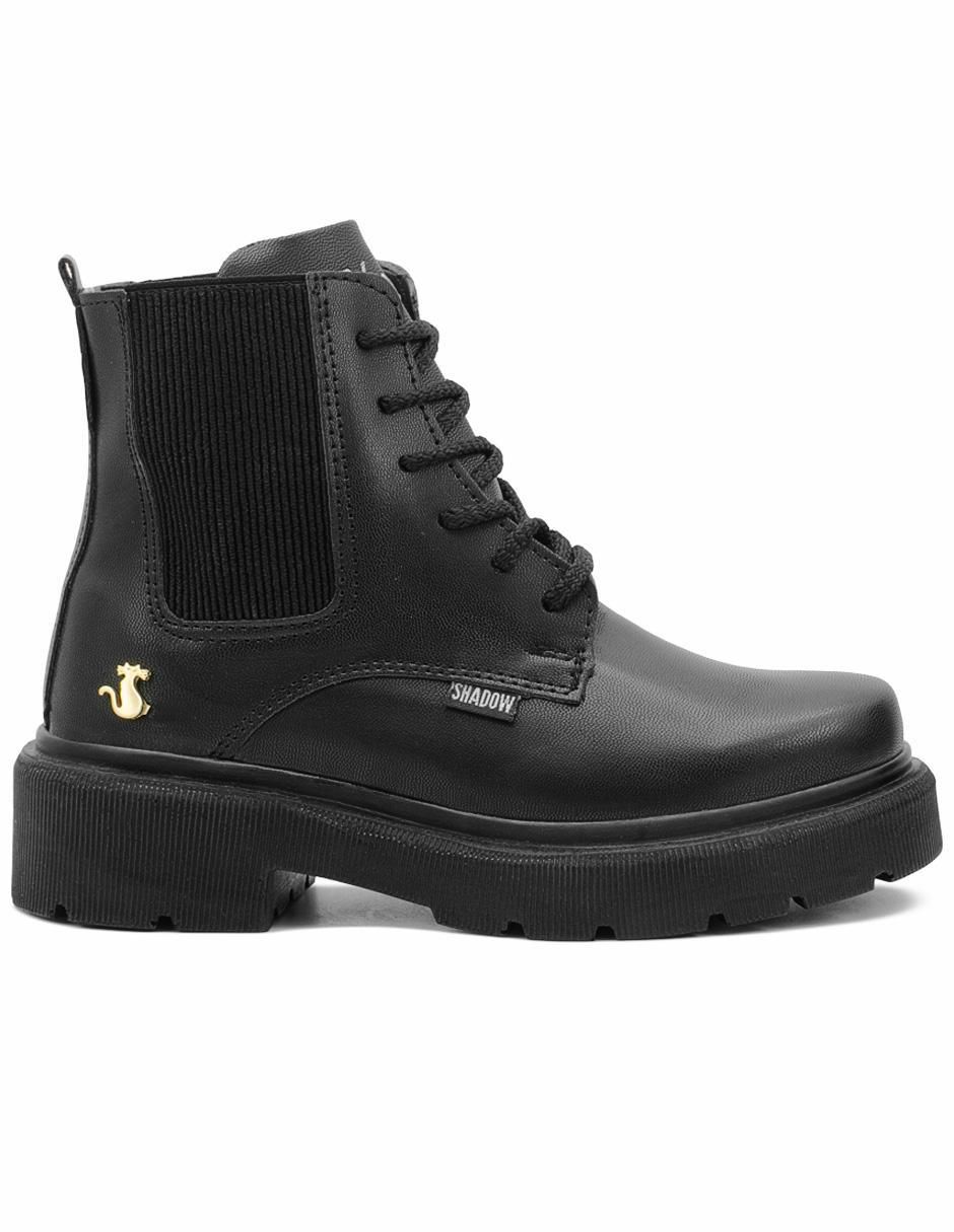 Bota arriba del tobillo Chunky para mujer 5