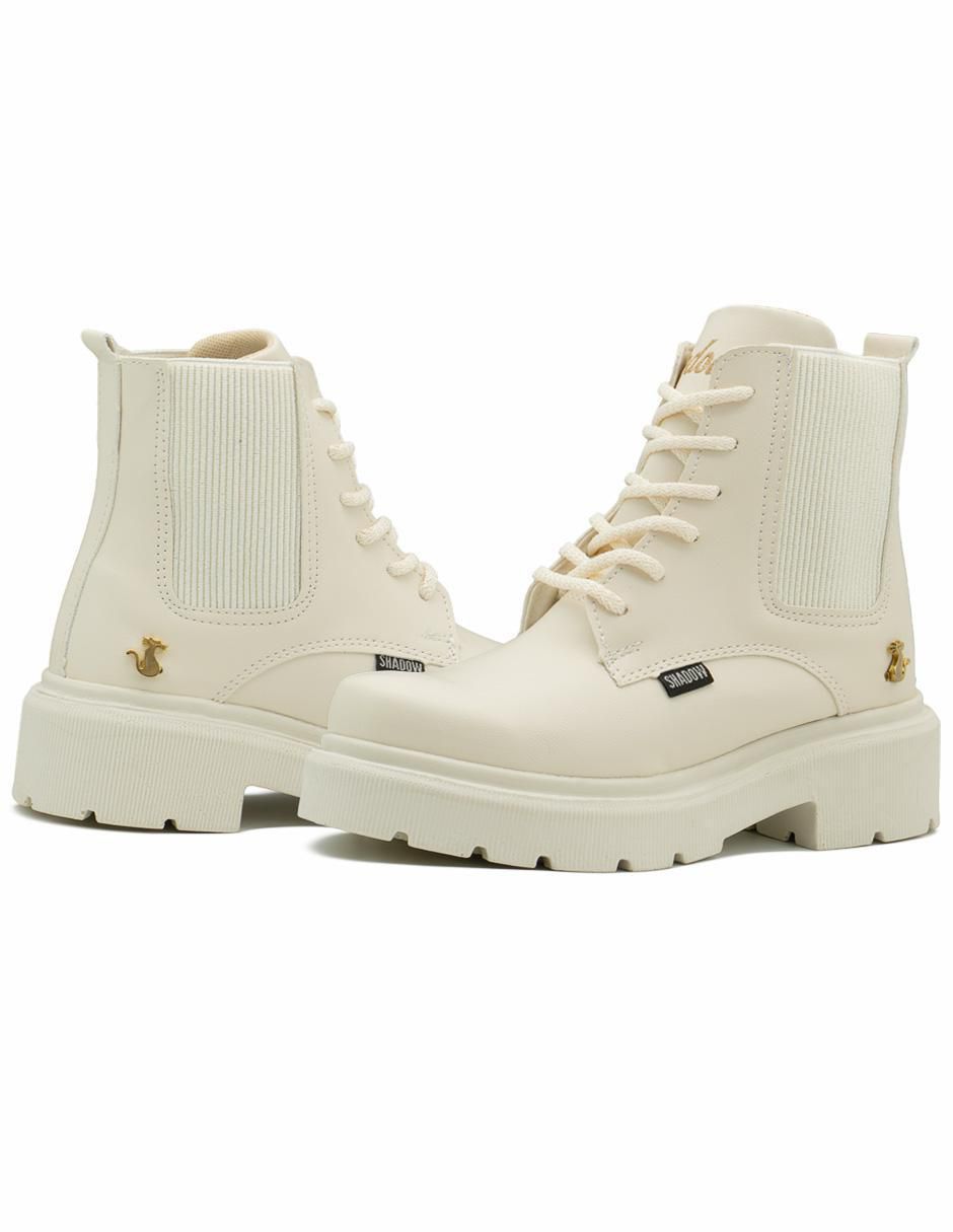 Bota arriba del tobillo Chunky para mujer 3