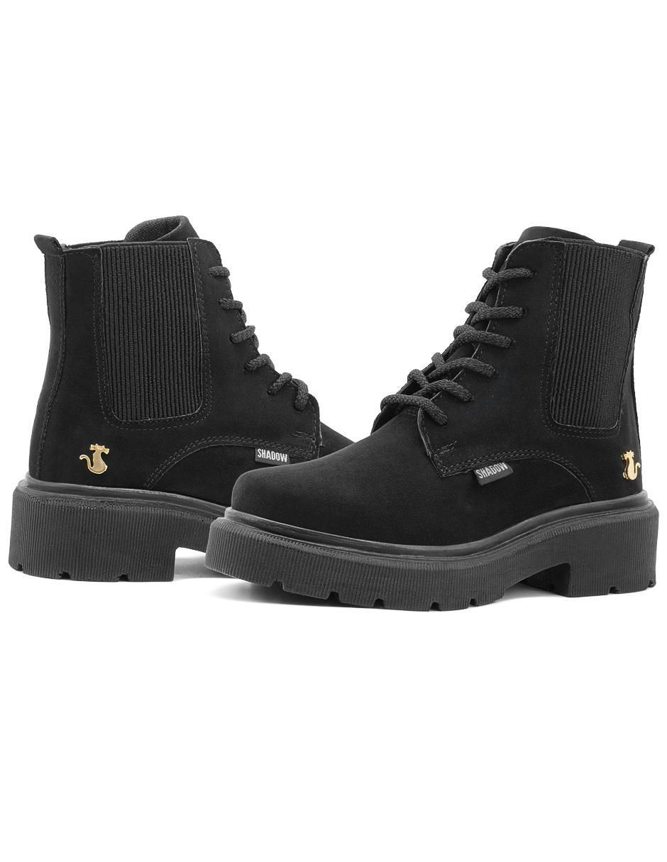 Bota arriba del tobillo Chunky para mujer 3