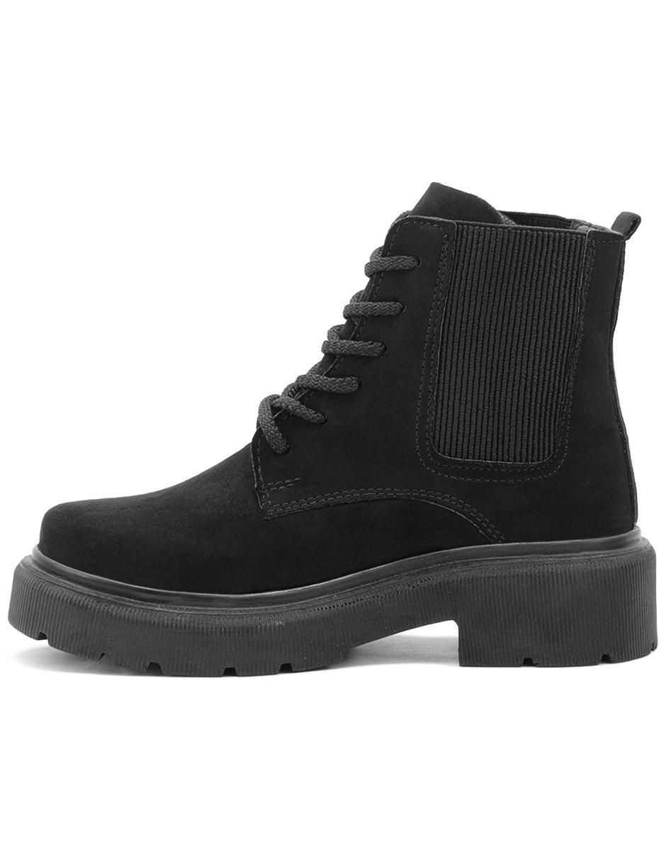 Bota arriba del tobillo Chunky para mujer 6