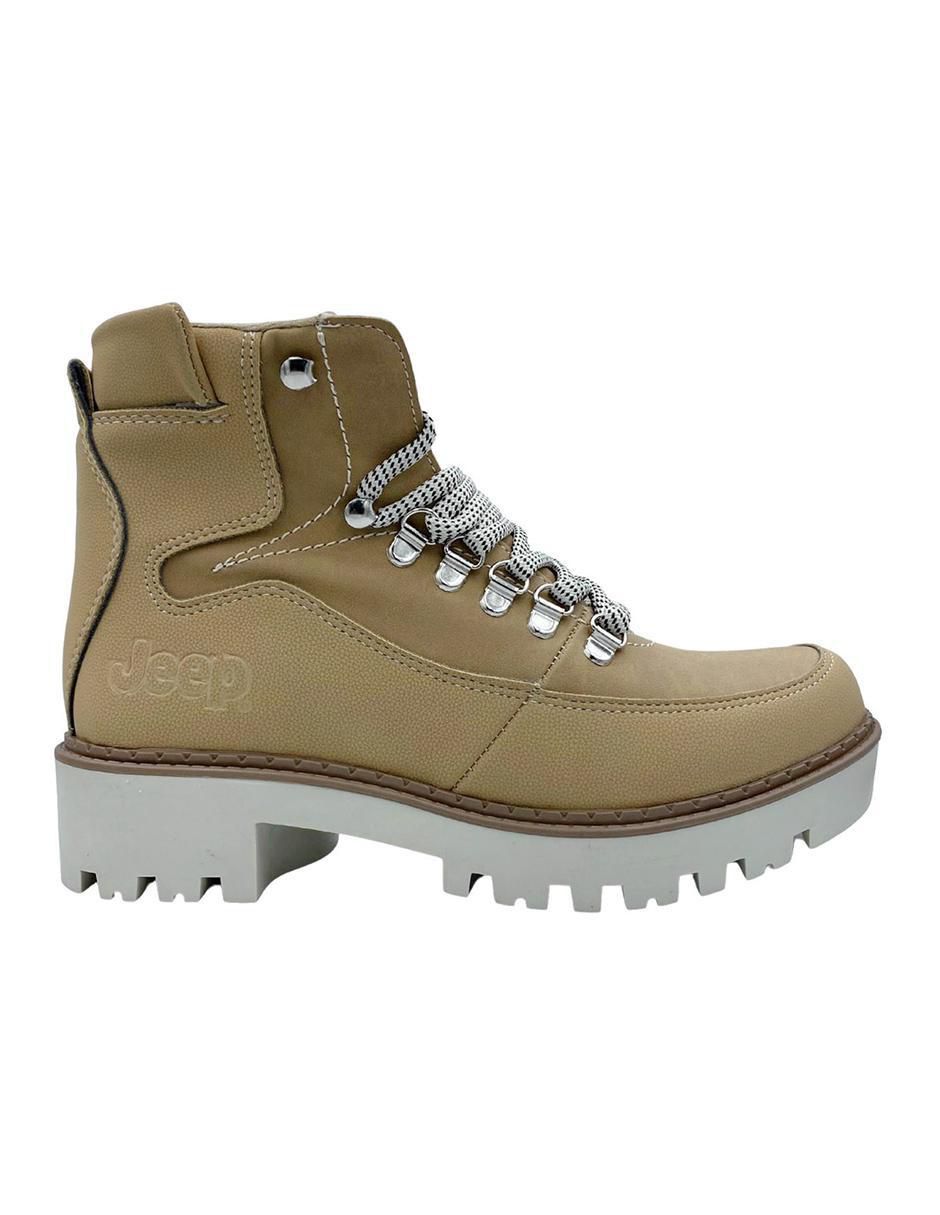 Bota arriba del tobillo de piel para mujer