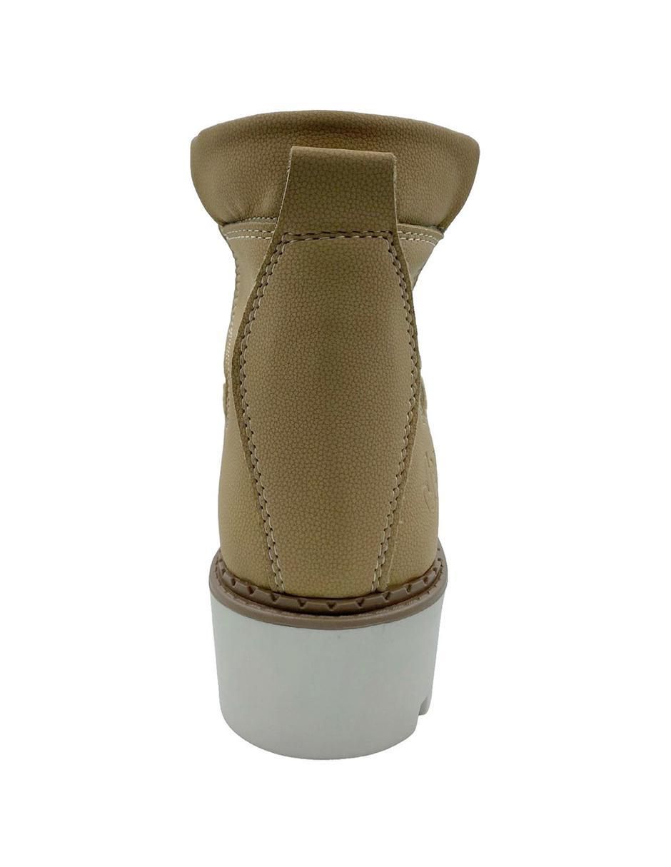 Bota arriba del tobillo de piel para mujer 2