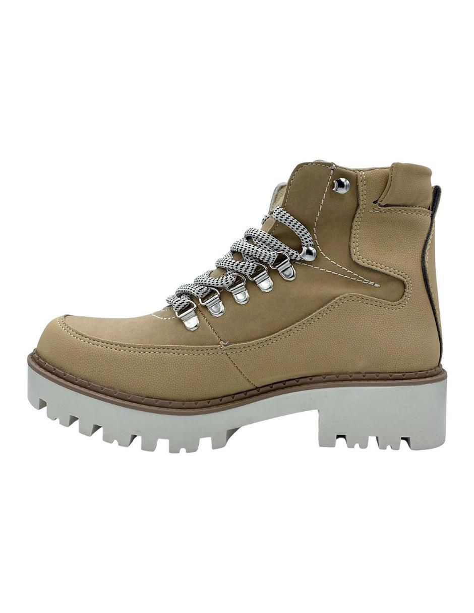 Bota arriba del tobillo de piel para mujer 3
