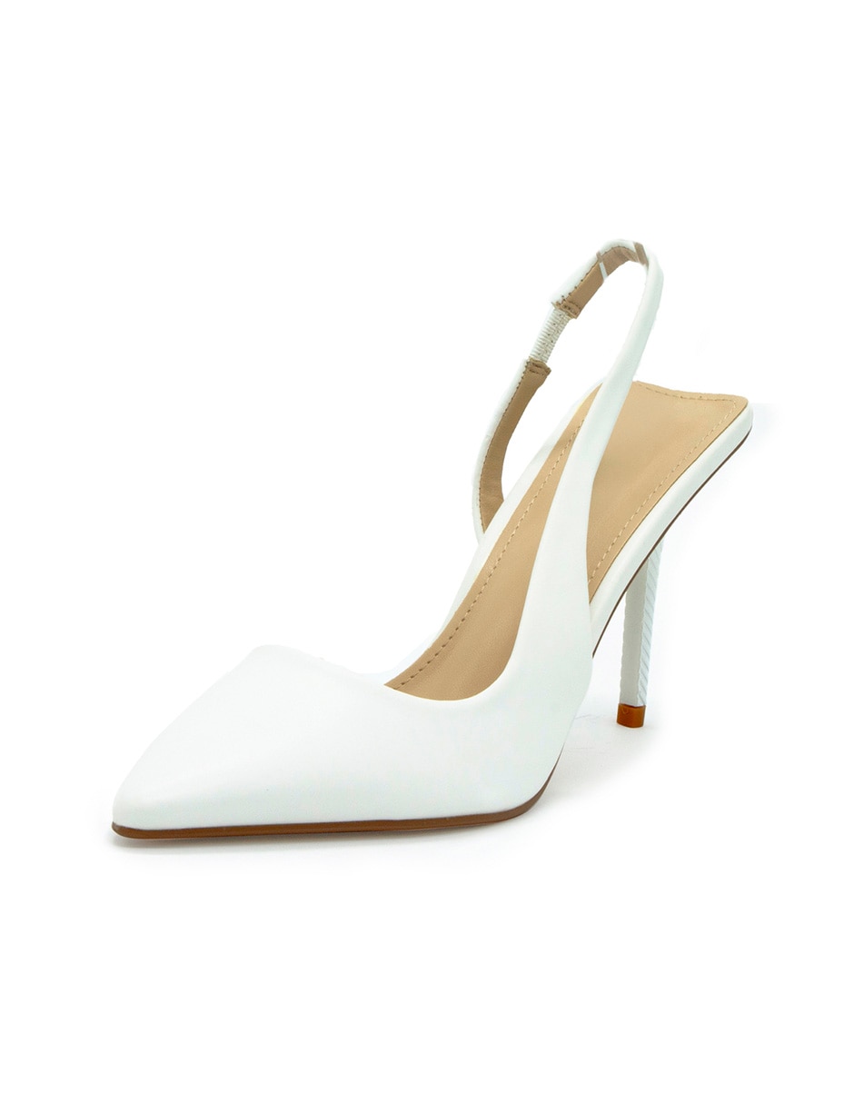 Zapatilla de piel