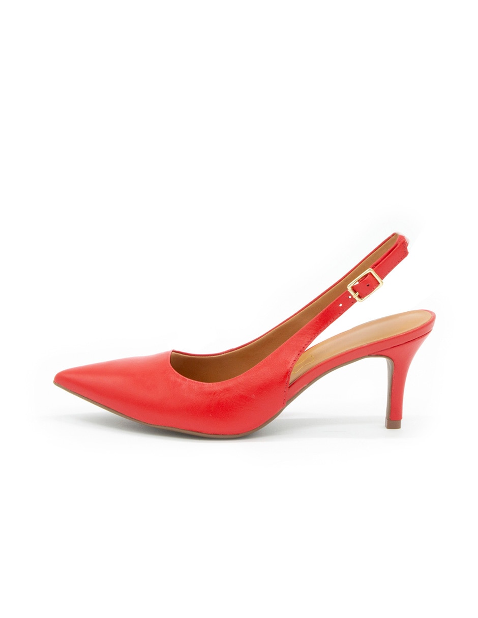 Zapatilla de piel Via Uno