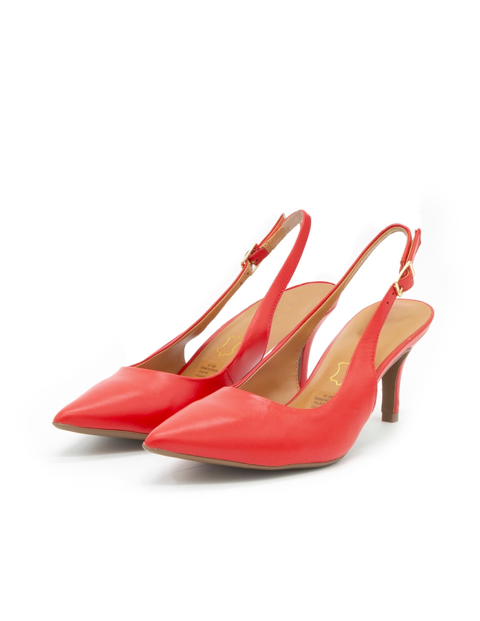 Zapatilla de piel Via Uno