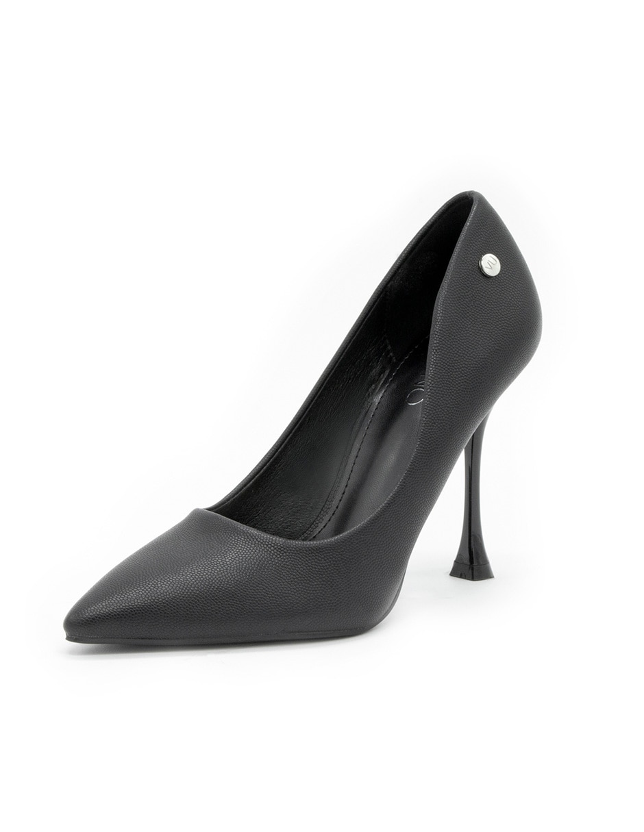 Zapatilla de piel
