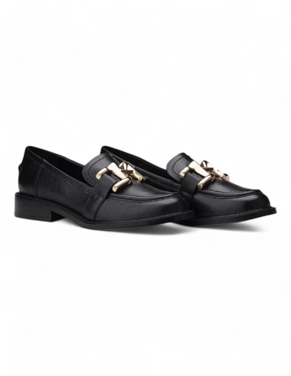 Mocasín Lilian de piel para mujer 2