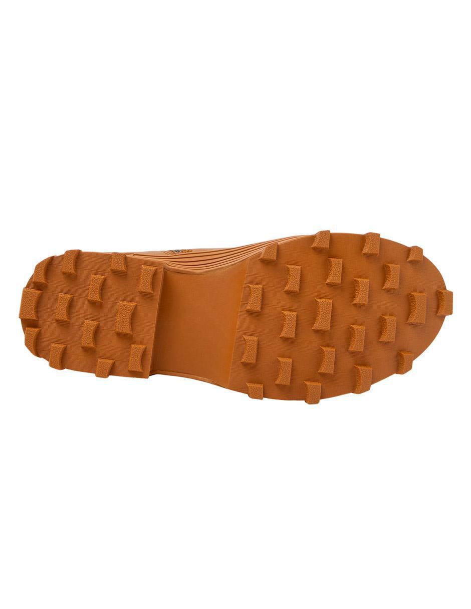 Bota arriba del tobillo Traktori de piel para mujer 4