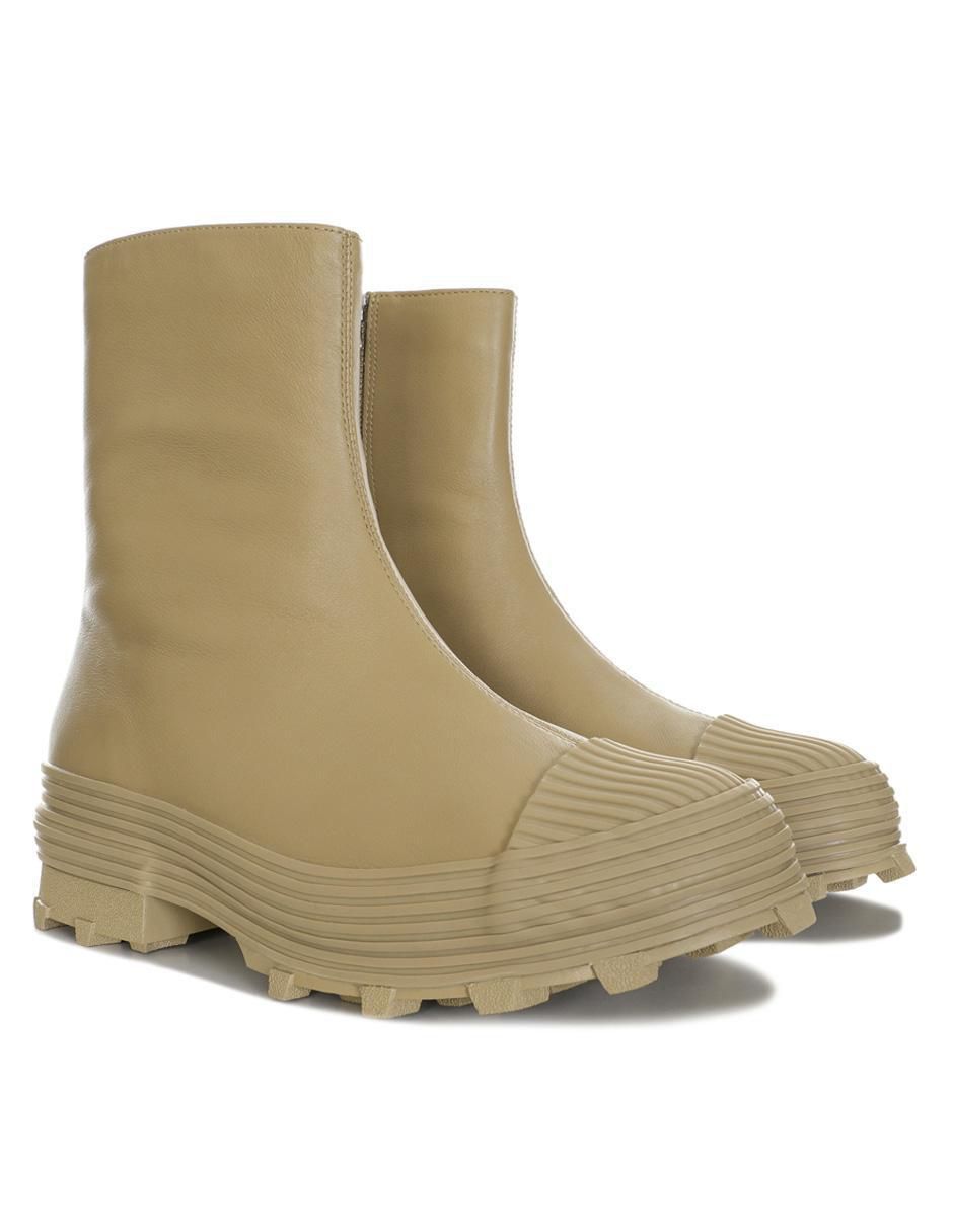 Bota arriba del tobillo Traktori de piel para mujer 2