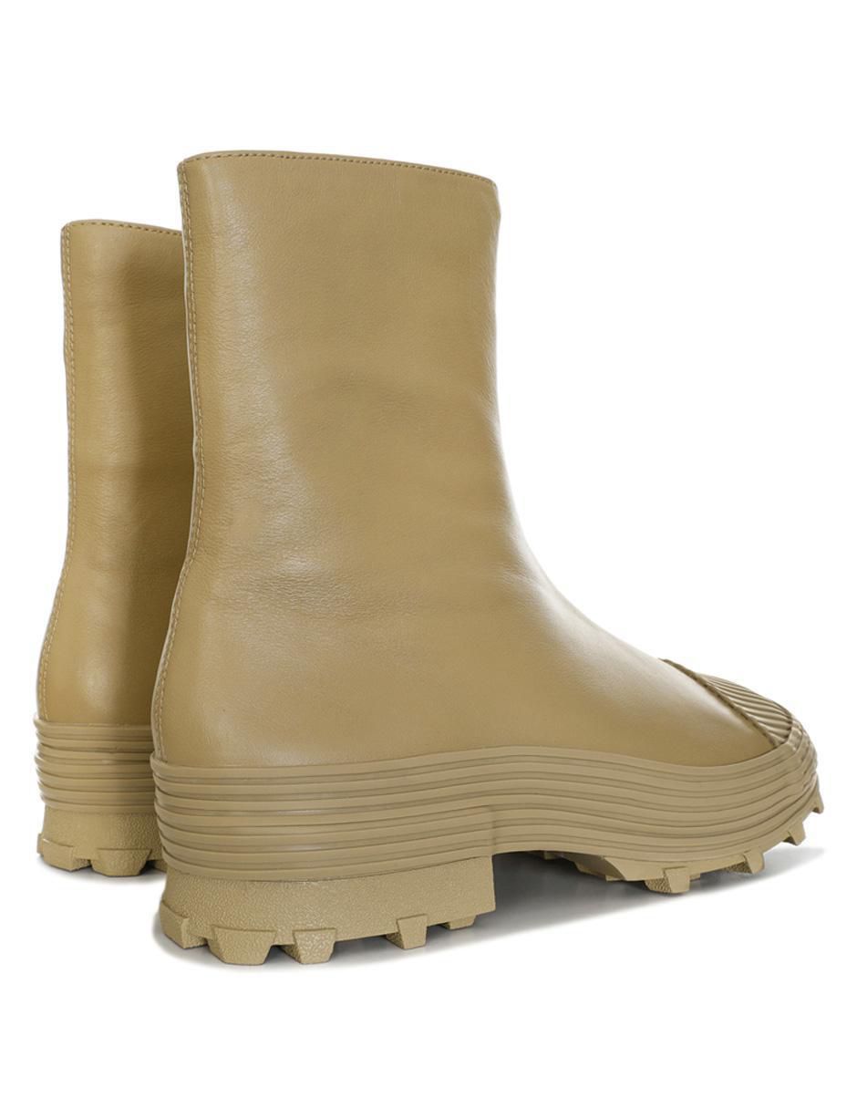 Bota arriba del tobillo Traktori de piel para mujer 3