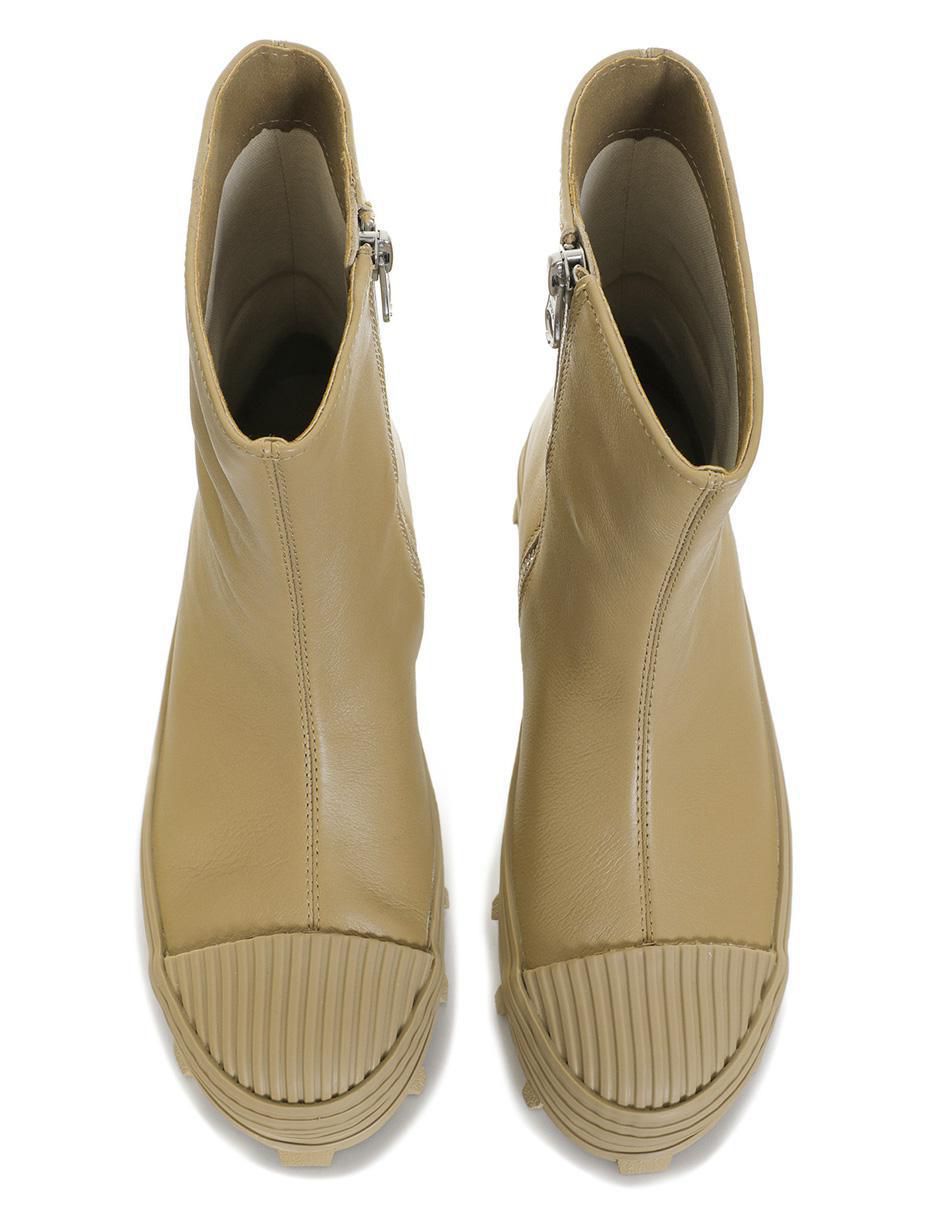 Bota arriba del tobillo Traktori de piel para mujer 5