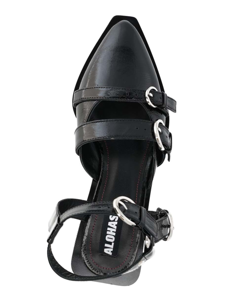 Zapato de charol piel para mujer 5
