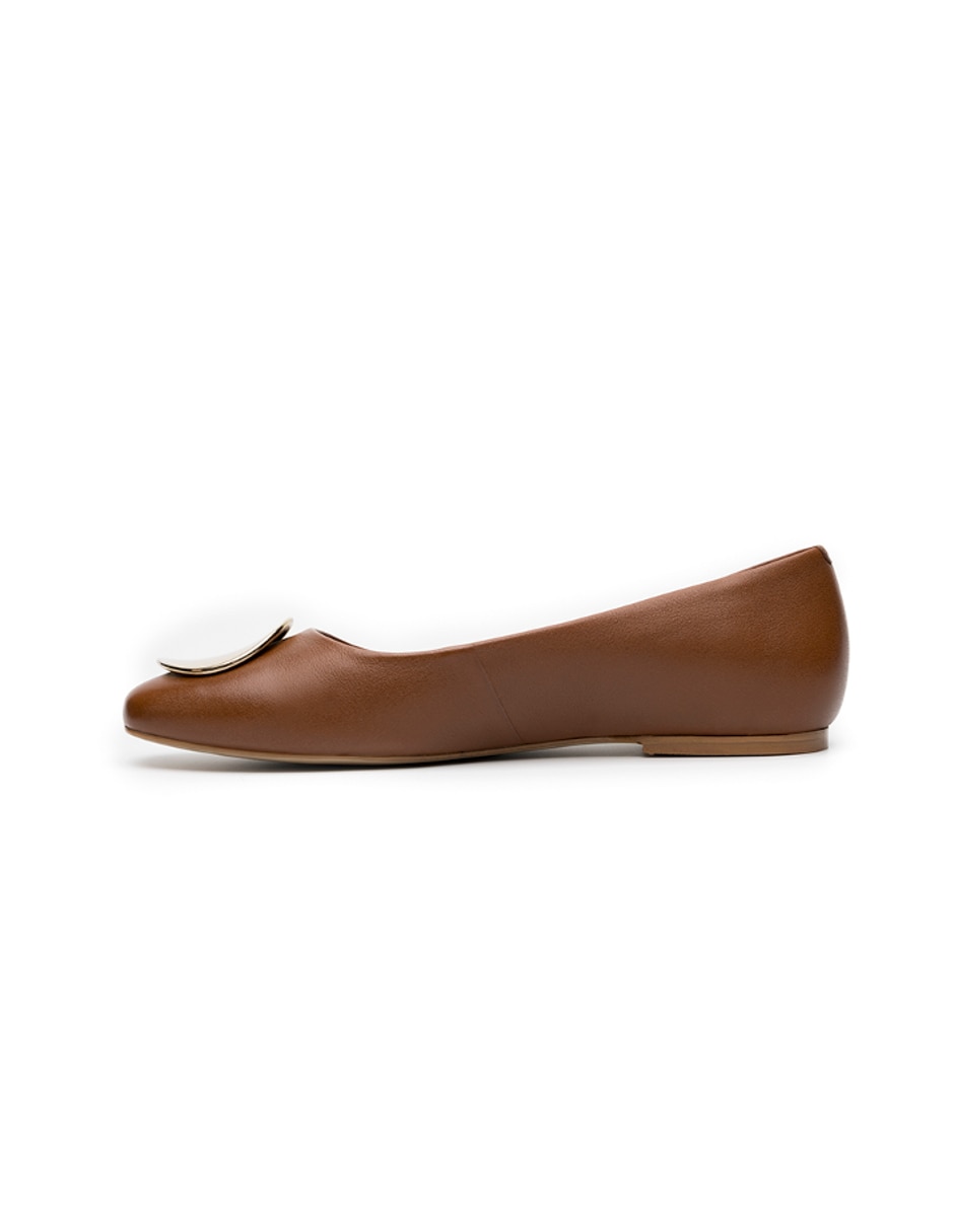 Balerina de piel para mujer 8