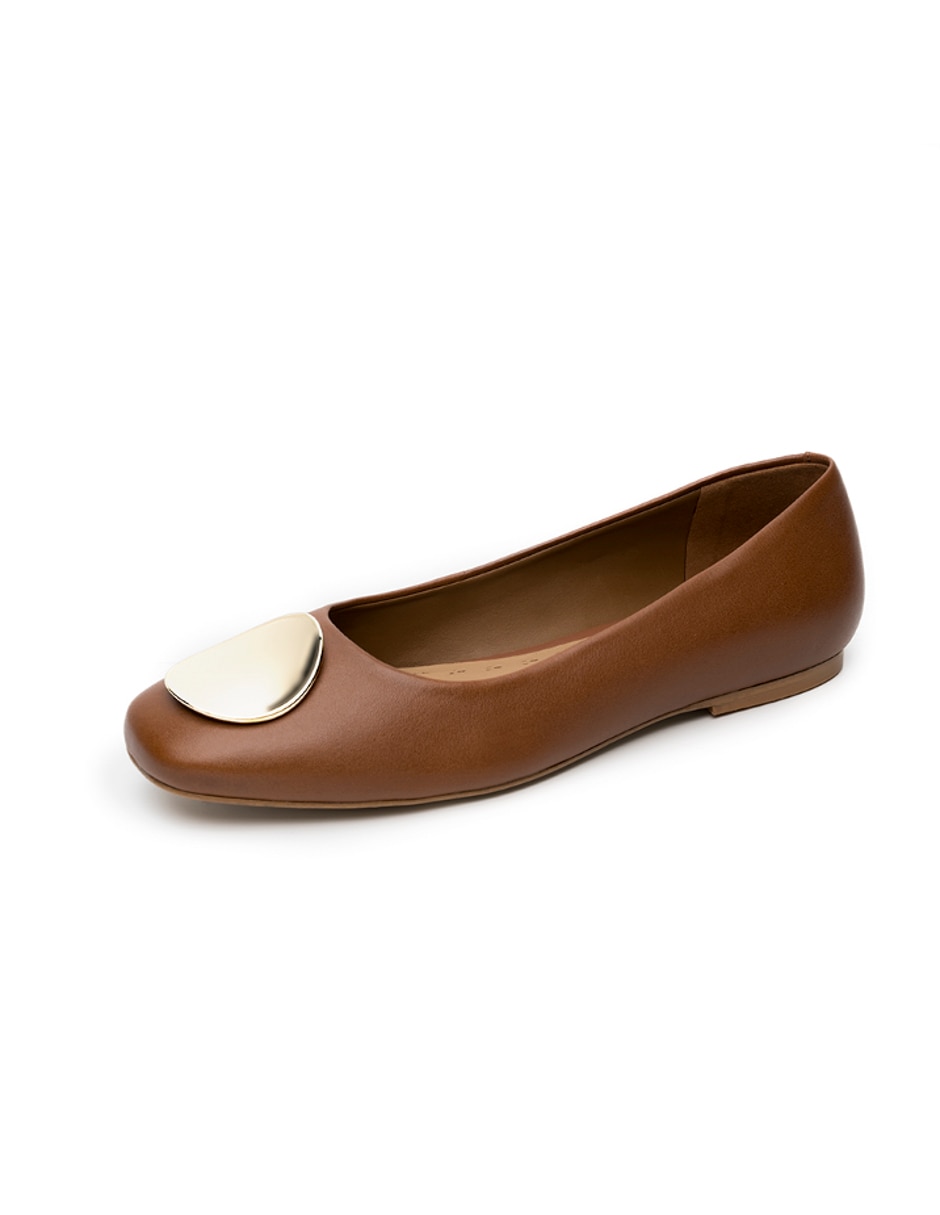 Balerina de piel para mujer 9