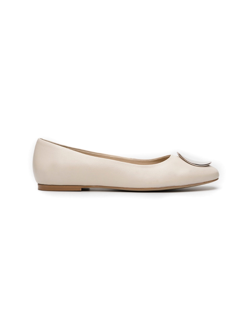 Balerina casual de piel para mujer 9