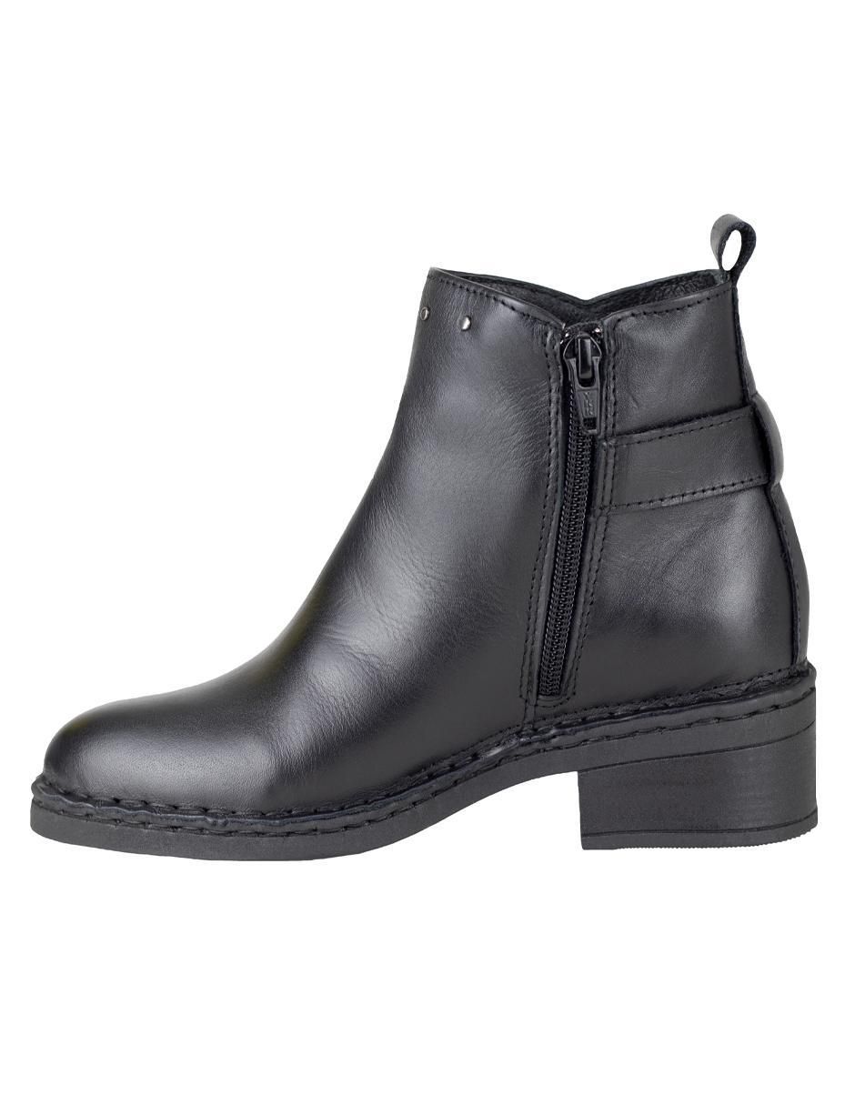 Bota arriba del tobillo de piel para mujer 3