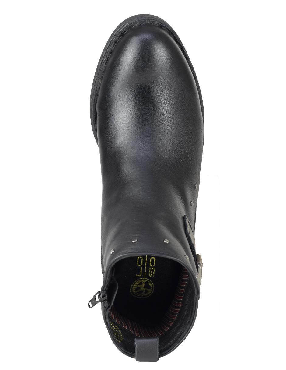 Bota arriba del tobillo de piel para mujer 6