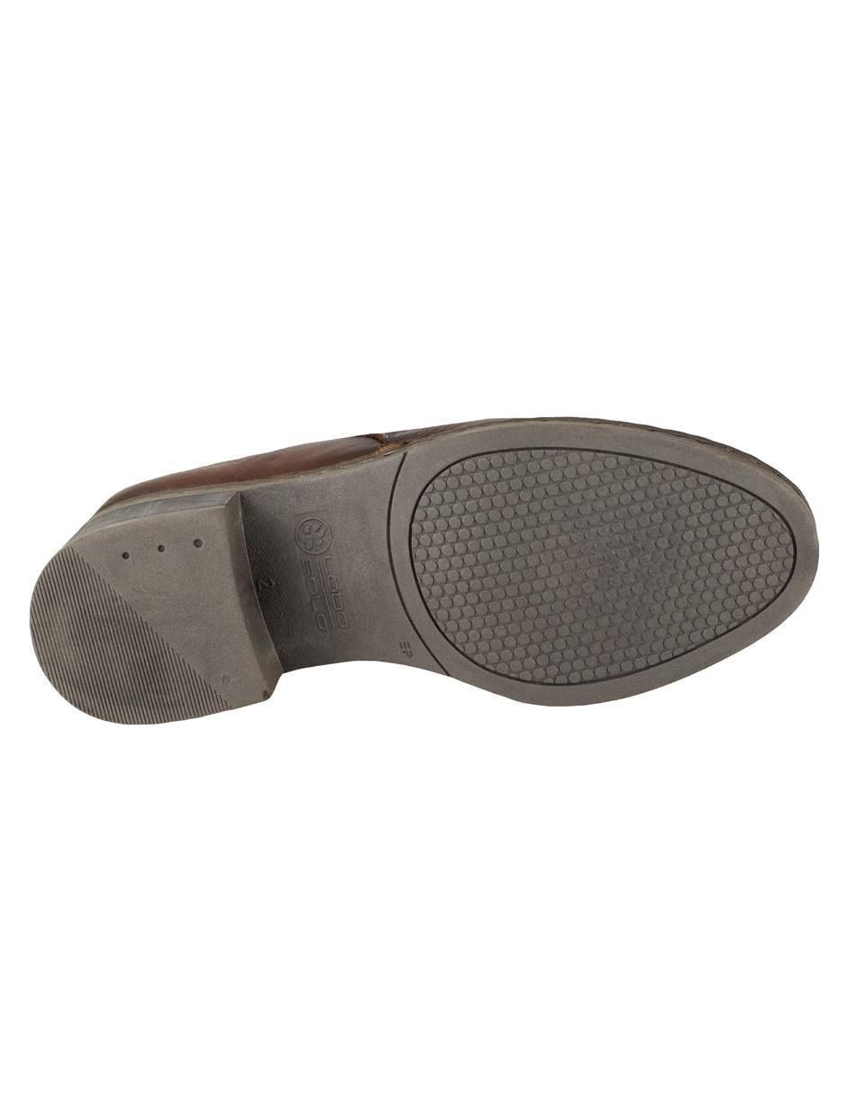 Bota arriba del tobillo de piel para mujer 4