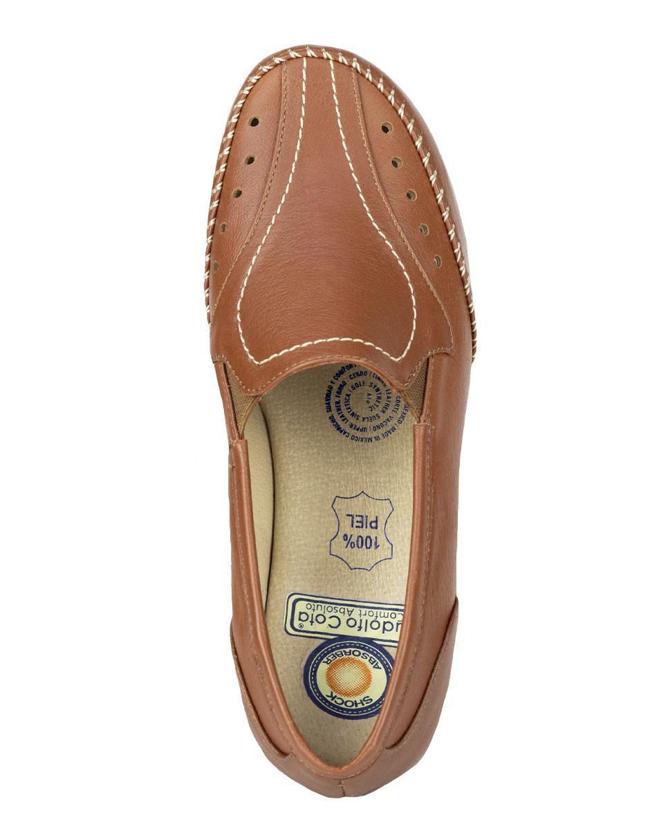 Mocasín de piel para mujer 6