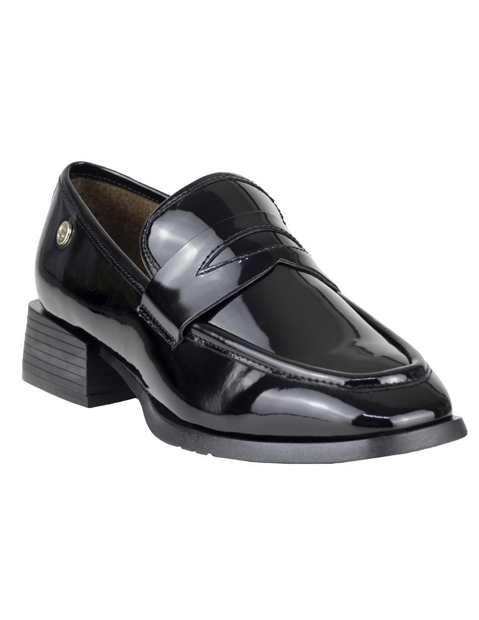 Mocasín de charol para mujer