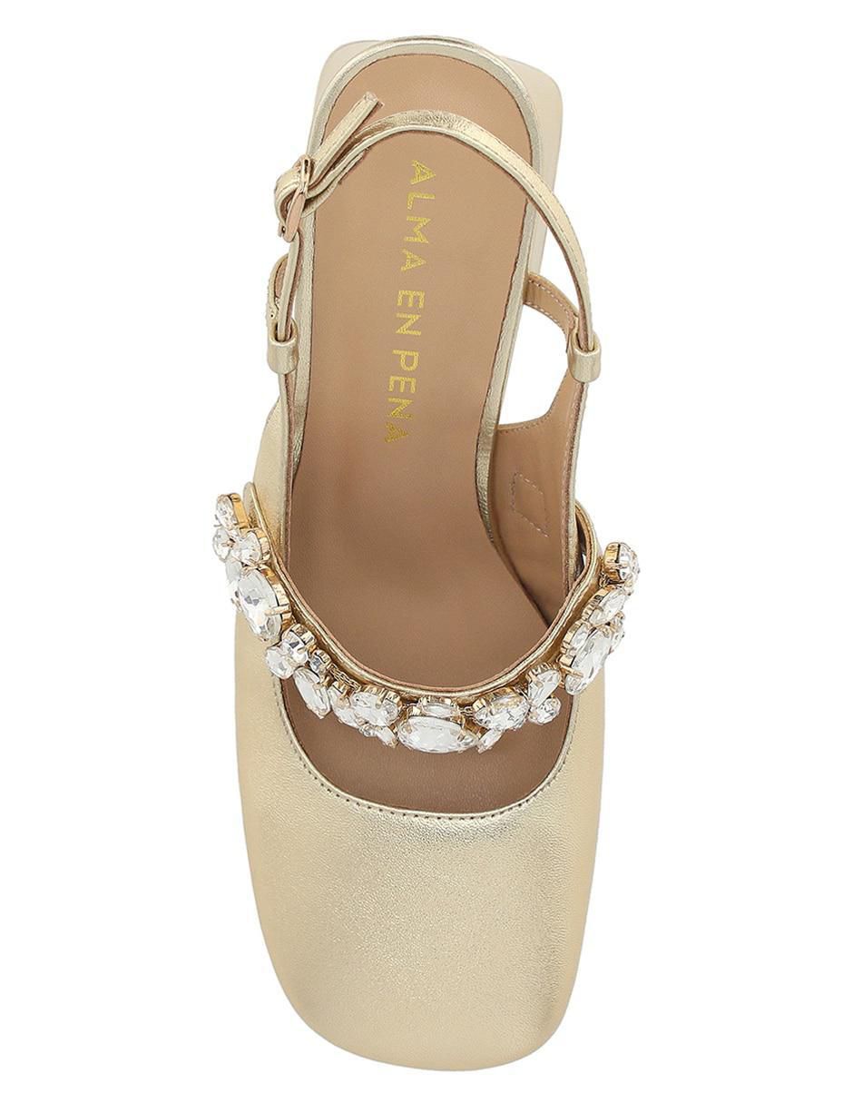 Zapatilla de piel 4