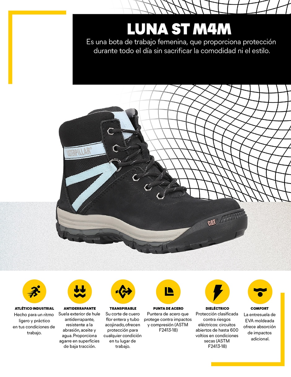 Bota arriba del tobillo de piel para mujer 2