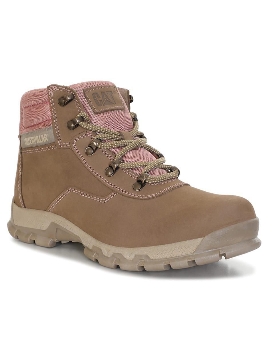 Bota al tobillo de piel para mujer