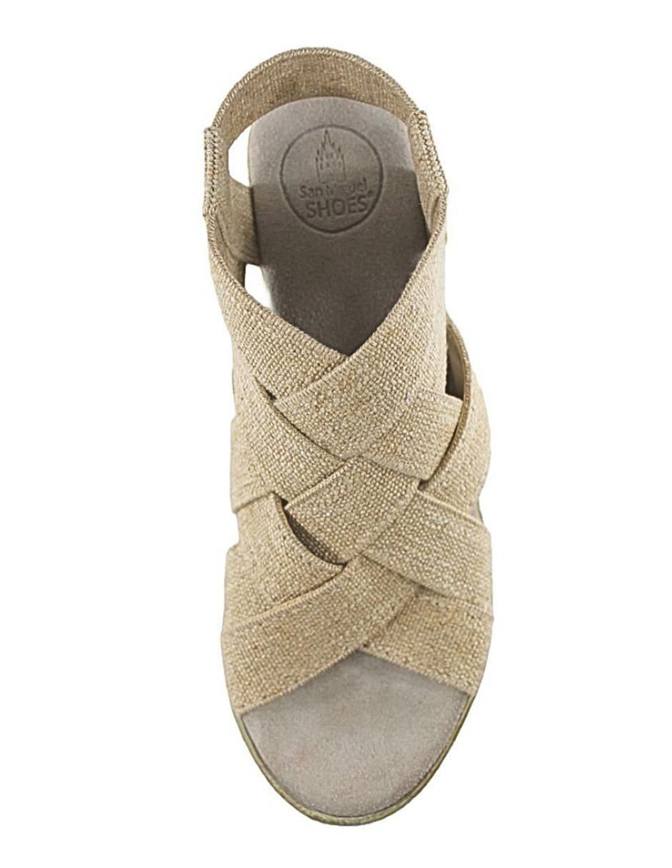 "sandalia" san miguel shoe taylor no aplica "para mujer"