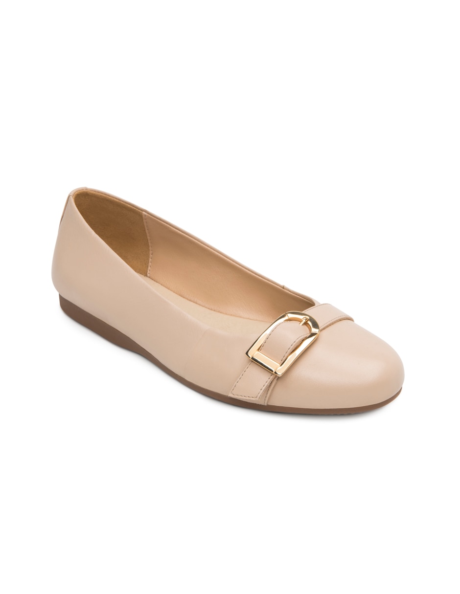Balerina de piel para mujer 1