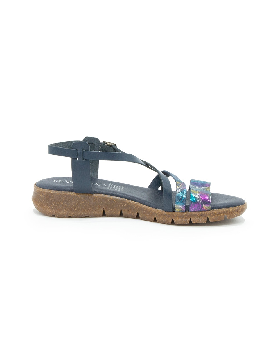 "sandalia" via uno sin colección no aplica "para mujer"