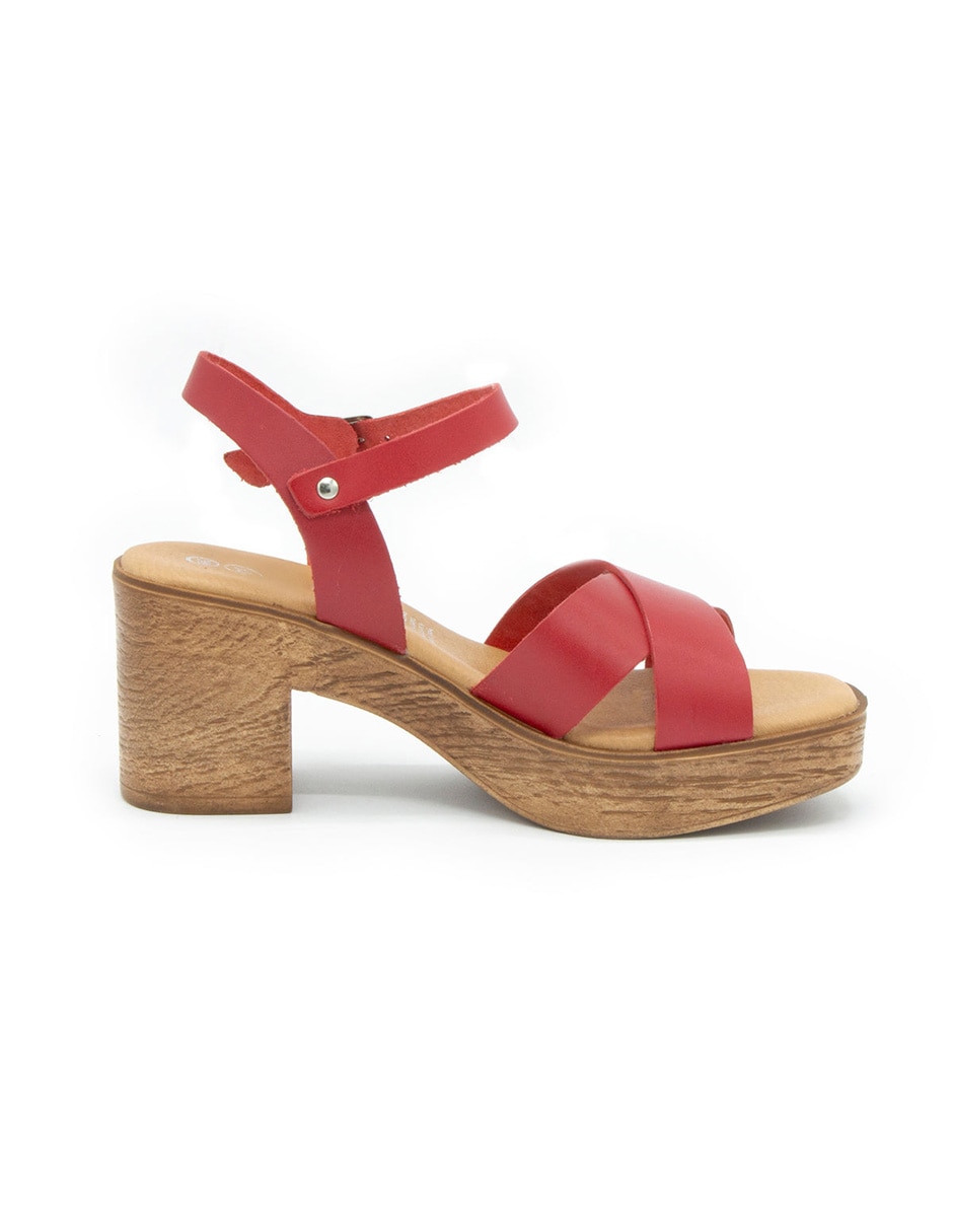 "sandalia" via uno sin colección no aplica "para mujer"