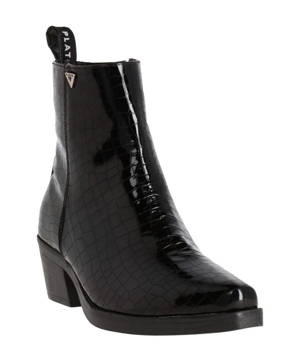 Bota cowboy al tobillo para mujer